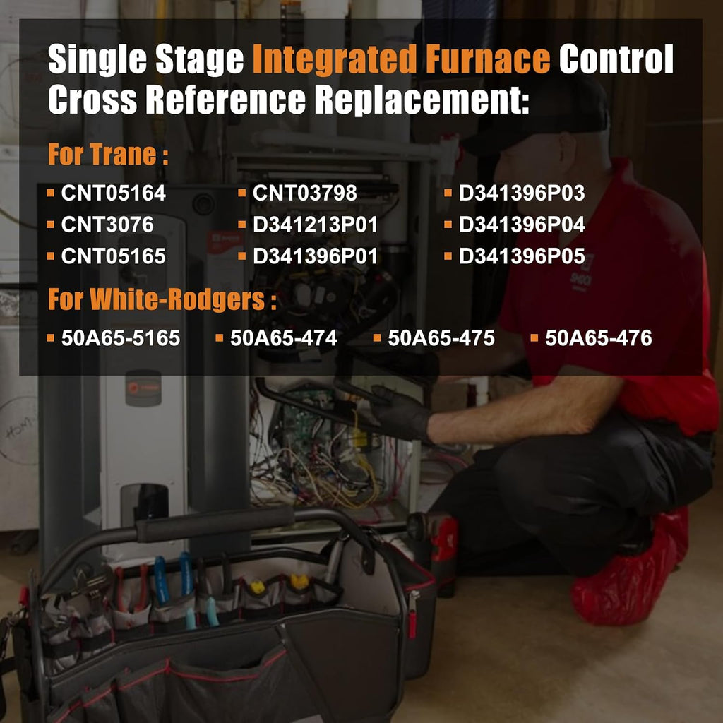 50A65-5165 Furnace Control Board for Trane, White-Rodgers
