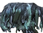 Rooster Hackle Feather Fringe Trim 5-7in Width Sewing Craft,10 Yards