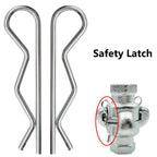 MustBee 4 Sets NPT Iron Air Hose Fitting, Universal Coupling, Chicago Fitting