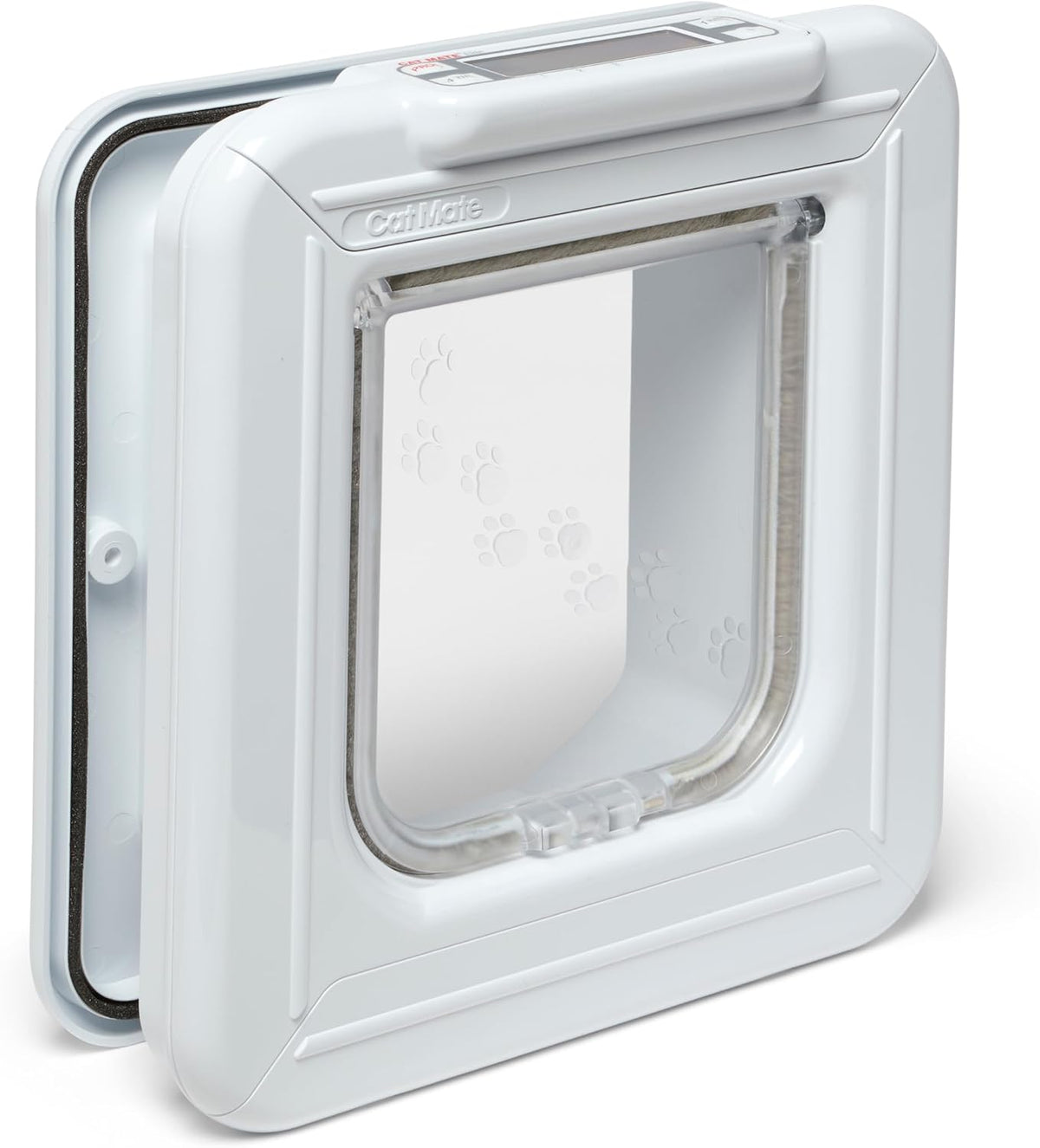 Elite I.D. Disc Cat Flap with Timer Control, White