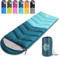 Sleeping Bags for Adults & Kids for Camping Hiking Trips Warm Cool Weather, Lightweight and Waterproof with