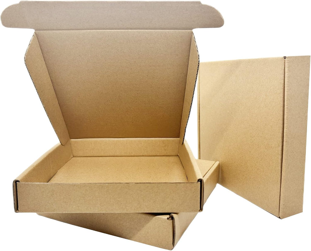 6 x 6 x 1 Inches Small Shipping Boxes Corrugated Packing Box 50 Pack