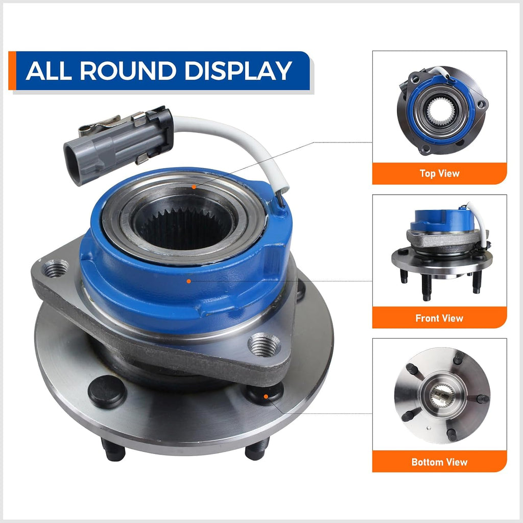 MACEL 513121 Front Wheel Hub Bearing for Buick Lesabre 5Lug w/ABS