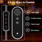 LED Open Signs for Business, 30"x10" Remote Control Dimmable Hanging Kit