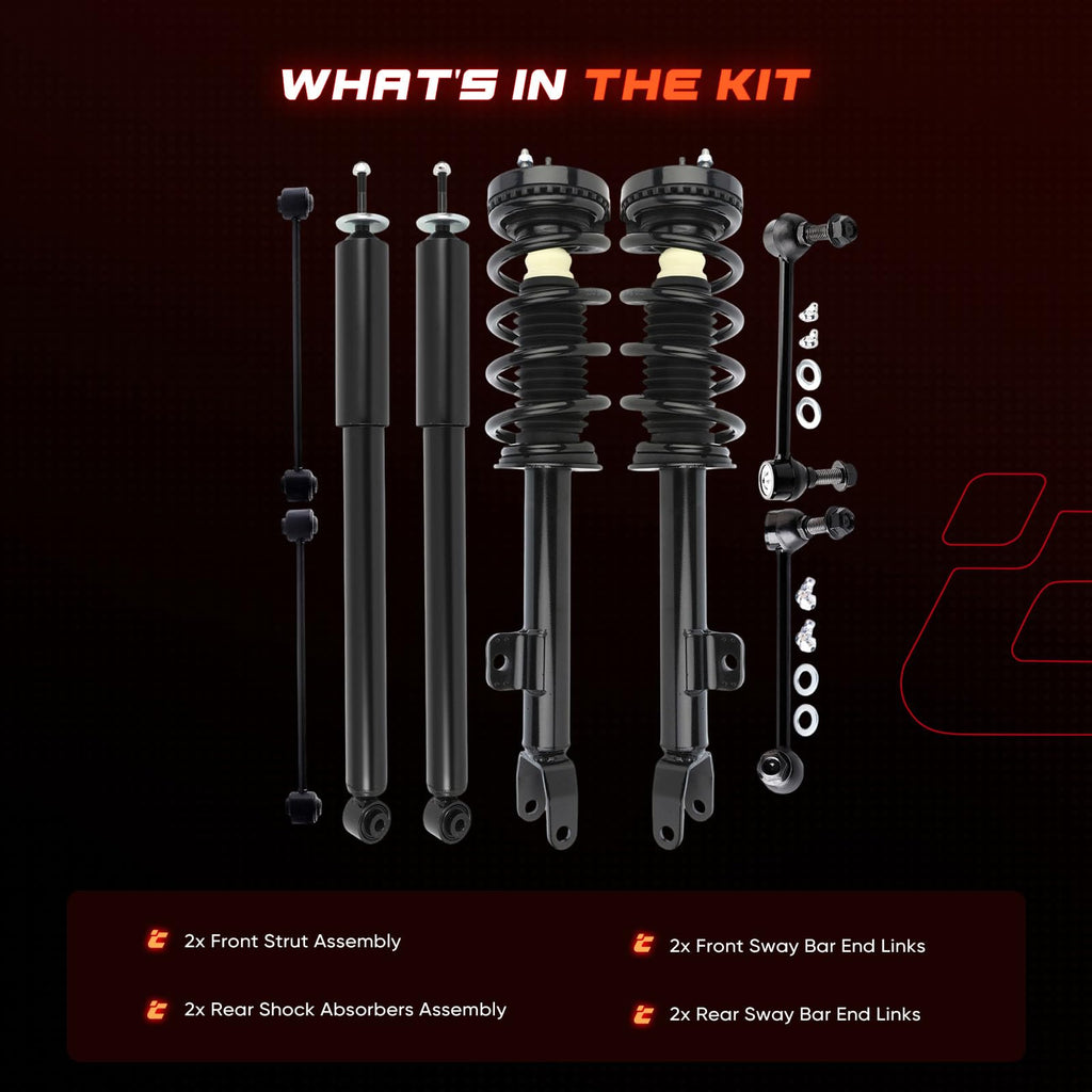 Complete Struts Suspension Shock Absorber 2012-2017 for Dodge Challenger