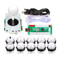 Classic Arcade Games Cabinet Kit USB Encoder to PC Joystick handle + 5V Led Lights Push Buttons Compatible Arcade PC