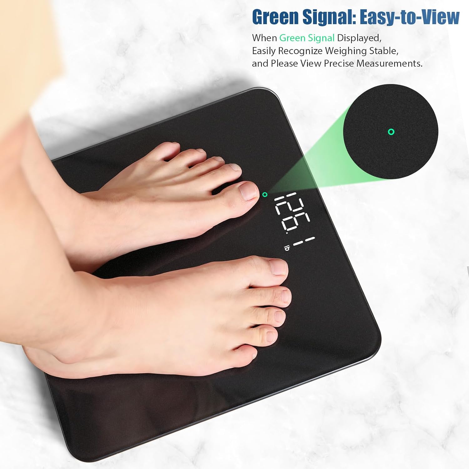 Bathroom Scale for Body Weight High Accuracy 0.1lb, 400lb, LED | Professional Factory Since 2001 Digital Weighing