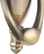 S 4235 Door Knocker and Viewer, Antique Brass, Single Pack | Diecast Construction