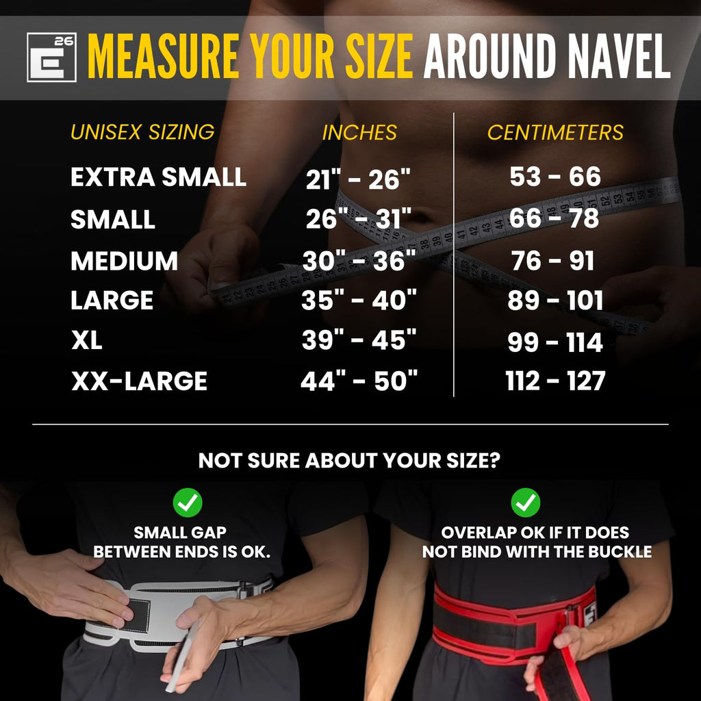 Self-Locking Weight Lifting Belt (L, Black)