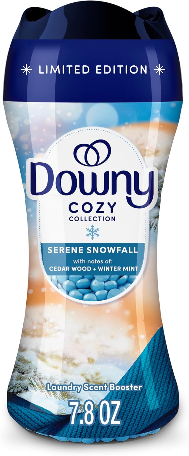 In-Wash Laundry Scent Booster Beads, Long-Lasting Serene Snowfall Scent Beads, 7.8 oz