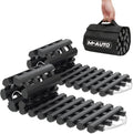 2 Pack Tire Traction Mat Portable Recovery Track Emergency Devices for Vehicle to Get Unstuck from Snow, Mud, and