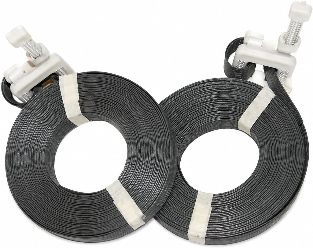 Pre-Cut Strapping Black w/Buckle 1/2" x17' - 500/Box