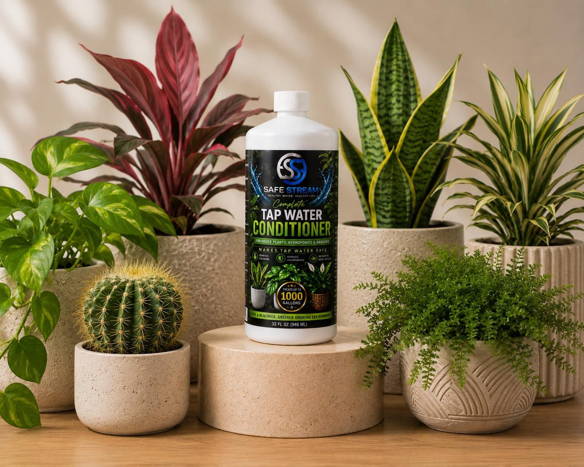 Complete Plant Dechlorinator & Tap Water Conditioner – Removes Chlorine & Chloramine for Hydroponics, House Plants