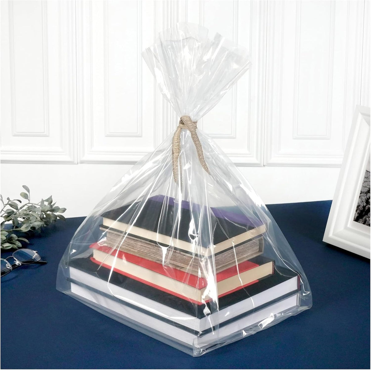 12 x 10 x 24 inch, 2 Mil Gusseted Bags (Pack of 100)