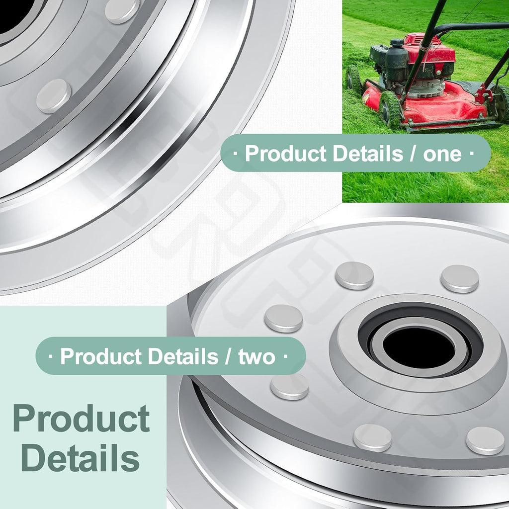 2-Pack 756-05034A Idler Pulley for Joh-n D-eere 100 & S100-S130