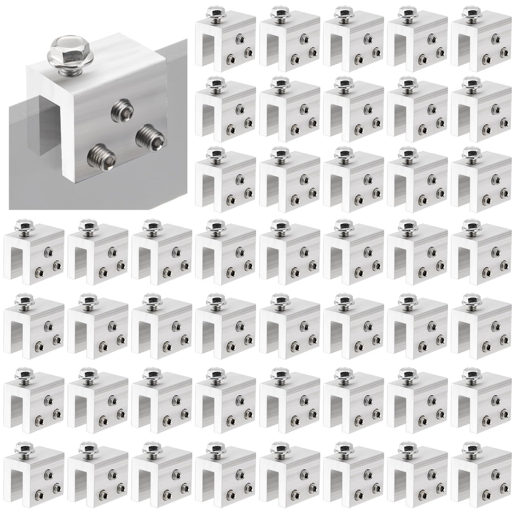 48PCS Standing Seam Roof Clamps