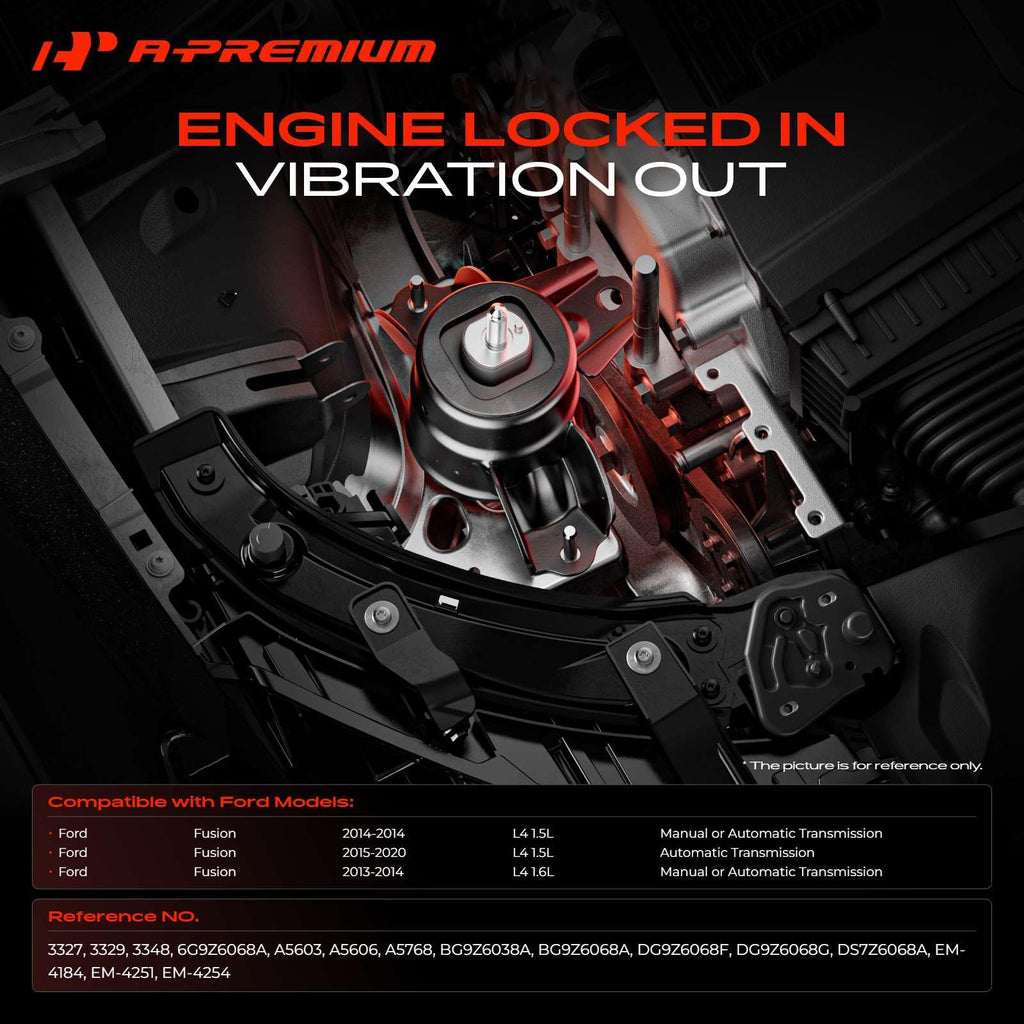 A-Premium Engine Motor and Transmission Mount Kit, with Torque Strut Mount