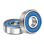 uxcell 5 Pcs 608-2RS Micro Bearings, 8x22x7mm Chrome Steel, ABEC7