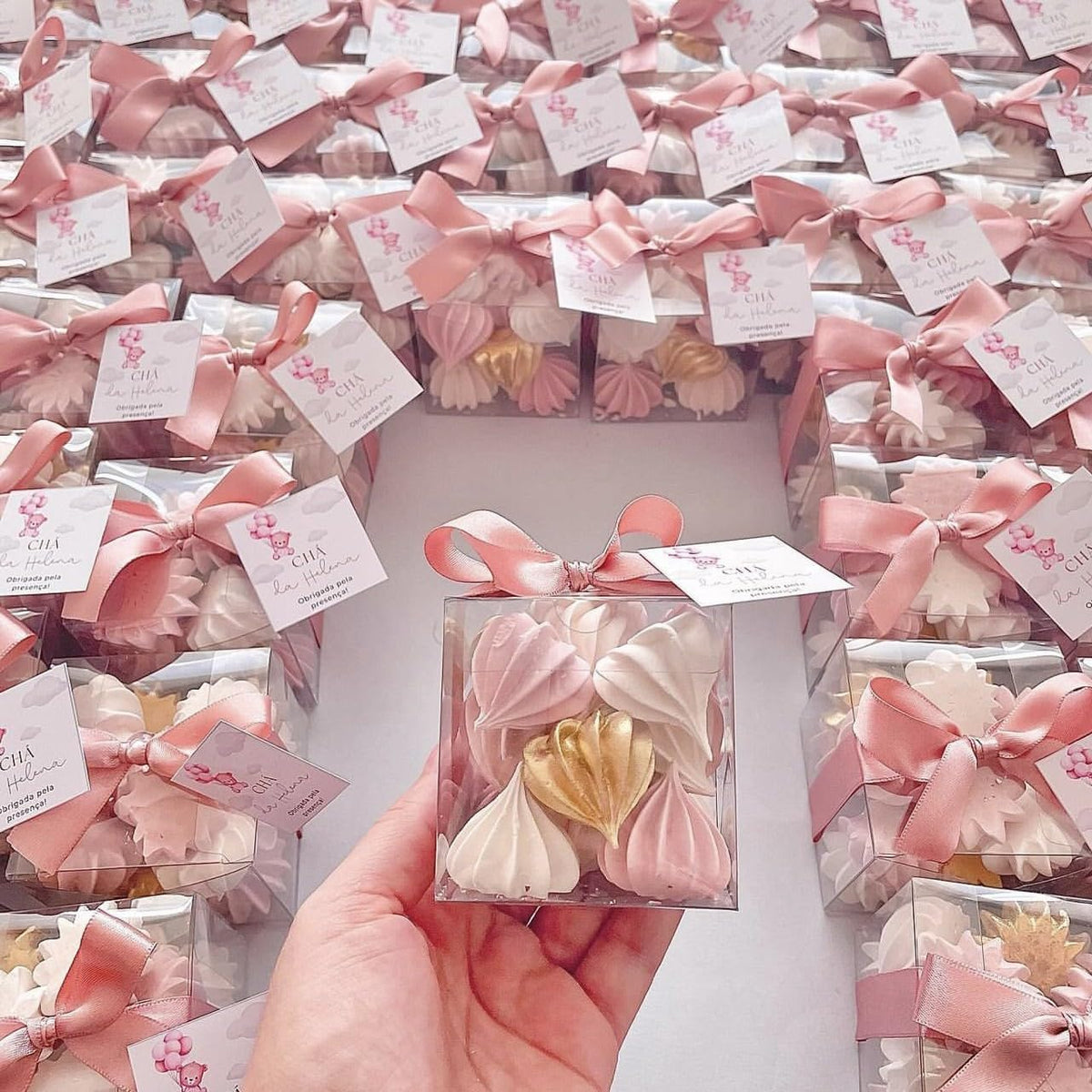 100 Pack Bulk 2x2x2 Inch Clear Gift Boxes Macaron Boxes Small Chocolate Bomb Boxes Birthday Wedding Party Favor Boxes
