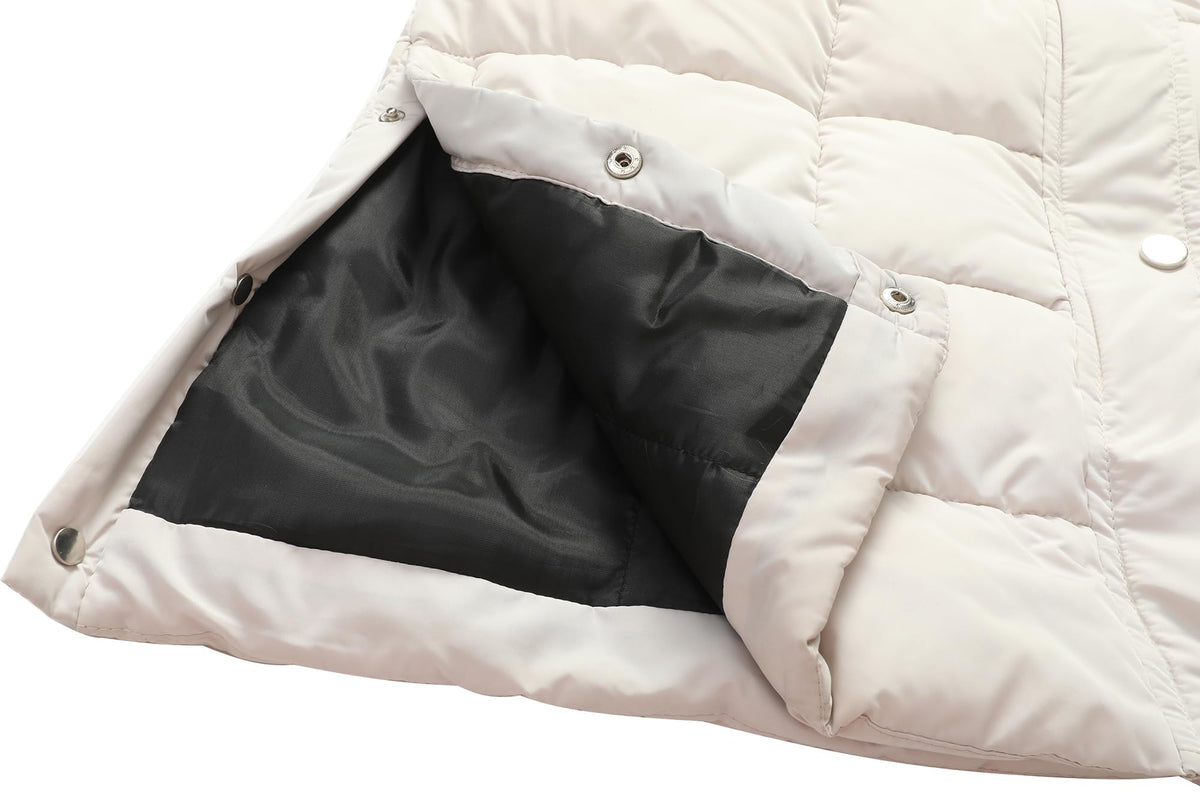 Women's Waterproof Long Winter Down Coats Warm Puffer Jacket Parka