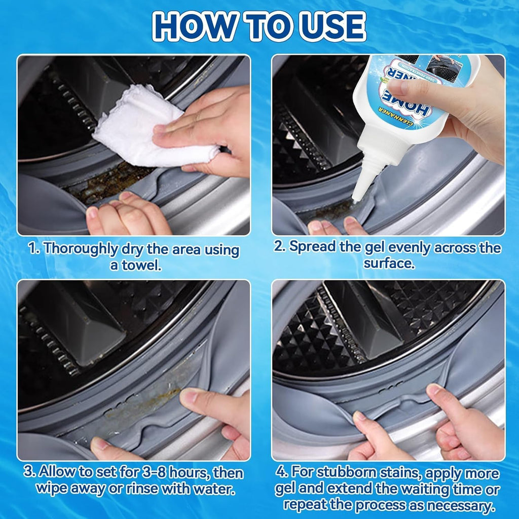 Mold Stain Remover Gel, 8 Fl oz Powerful Mold and Mildew Stain Remover