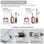 Justech 1.2" 30mm 42lbs 188N 12V Mini Linear Actuator IP54 Waterproof 5mm/s