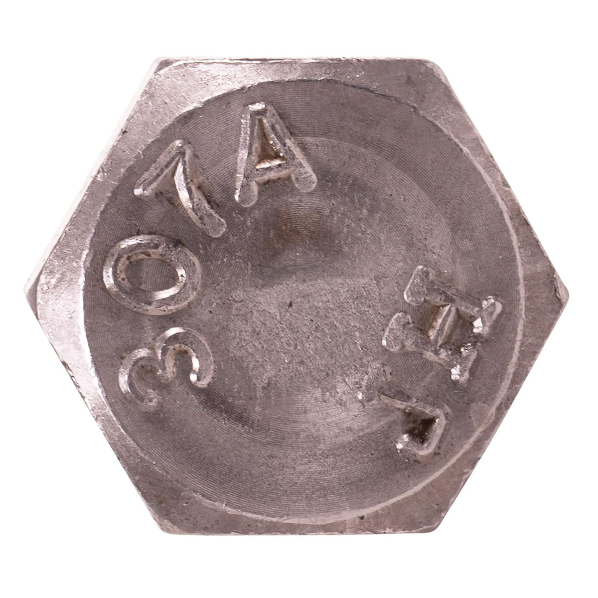 7/8"-9 x 2" A307 Grade A Fully Threaded Hex Bolts (25 Pack) - Plain Finish