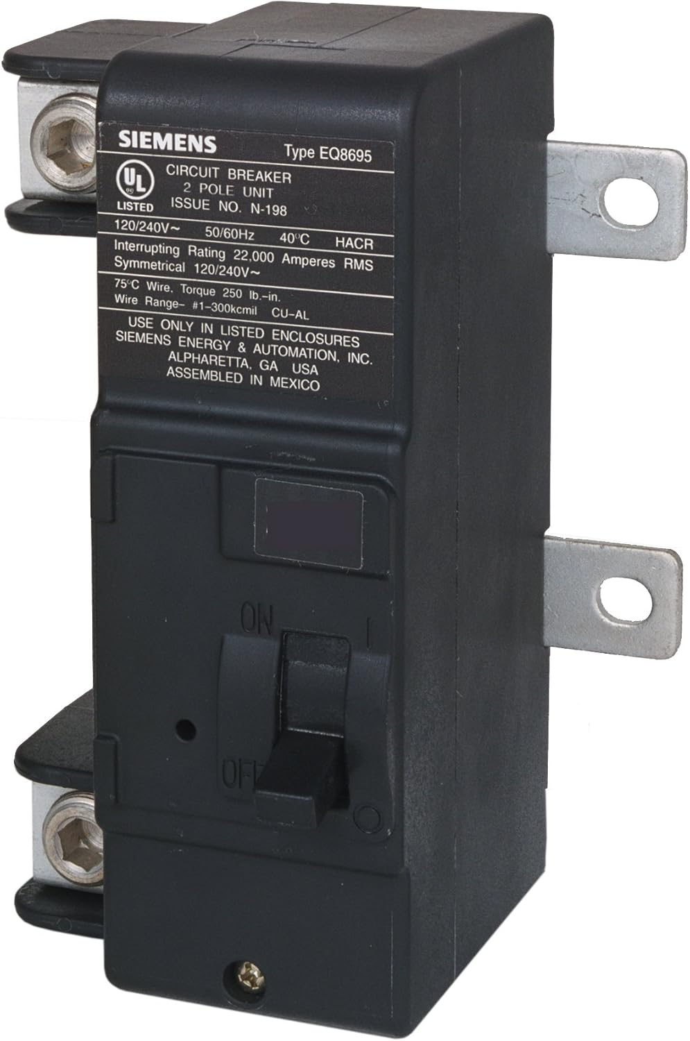 Siemens MBK225A 225-Amp Main Circuit Breaker for Use in Ultimate Type Load Centers