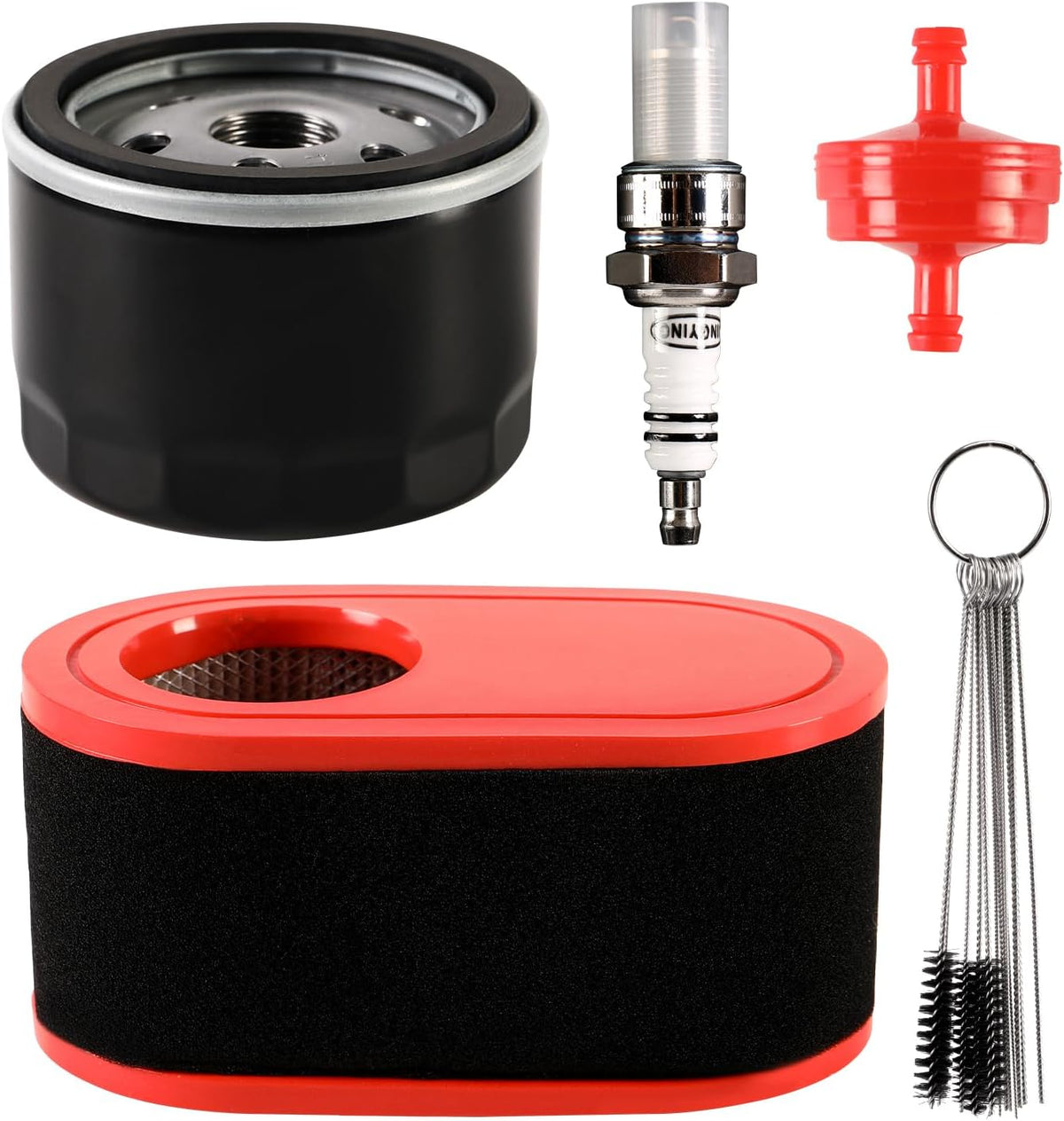 951-12260 Air Filter and 951-12690 Oil Filter Compatible with Craftsman MTD 420 CC Powermore Engine T1000 T1200 R1000 CC760ES LT4200 LT3800 4P90MUD 4P90HUB Troy-Billt TB30R Lawn Mower
