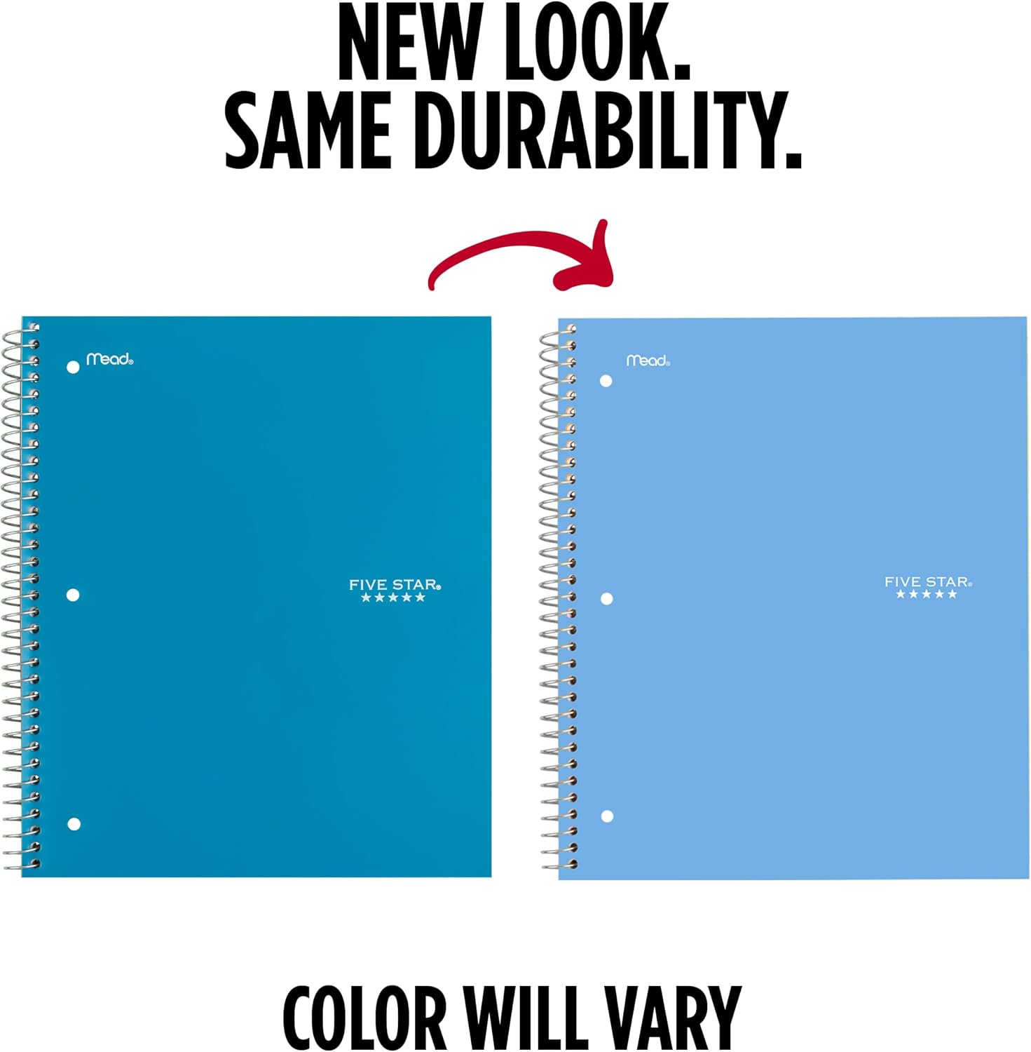 Spiral Notebook + Study App, 1 Subject, Graph Ruled Paper, 8-1/2" x 11", 100 Sheets, Fights Ink Bleed, Water