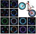 Bike Wheel Lights (2 Pack) - Waterproof LED Bicycle Spoke Tire Lights - 30 Different Patterns Change - Bike