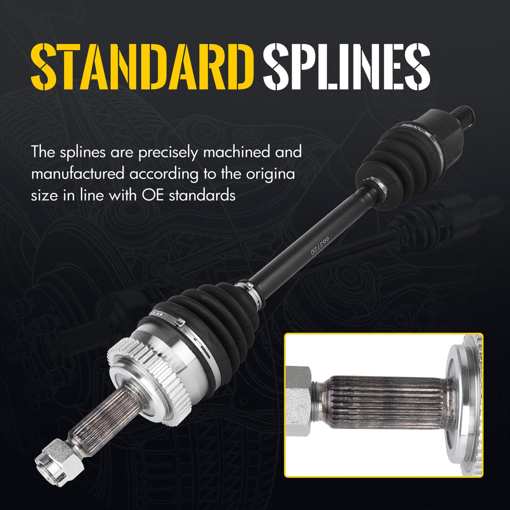KUSATEC CV Axle Assembly for Hyundai Sonata (11-14) Front Left side