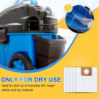KEEPOW 4 Gallon Vacuum Dust Bags for Vacmaster VF408 VF408B VF410P