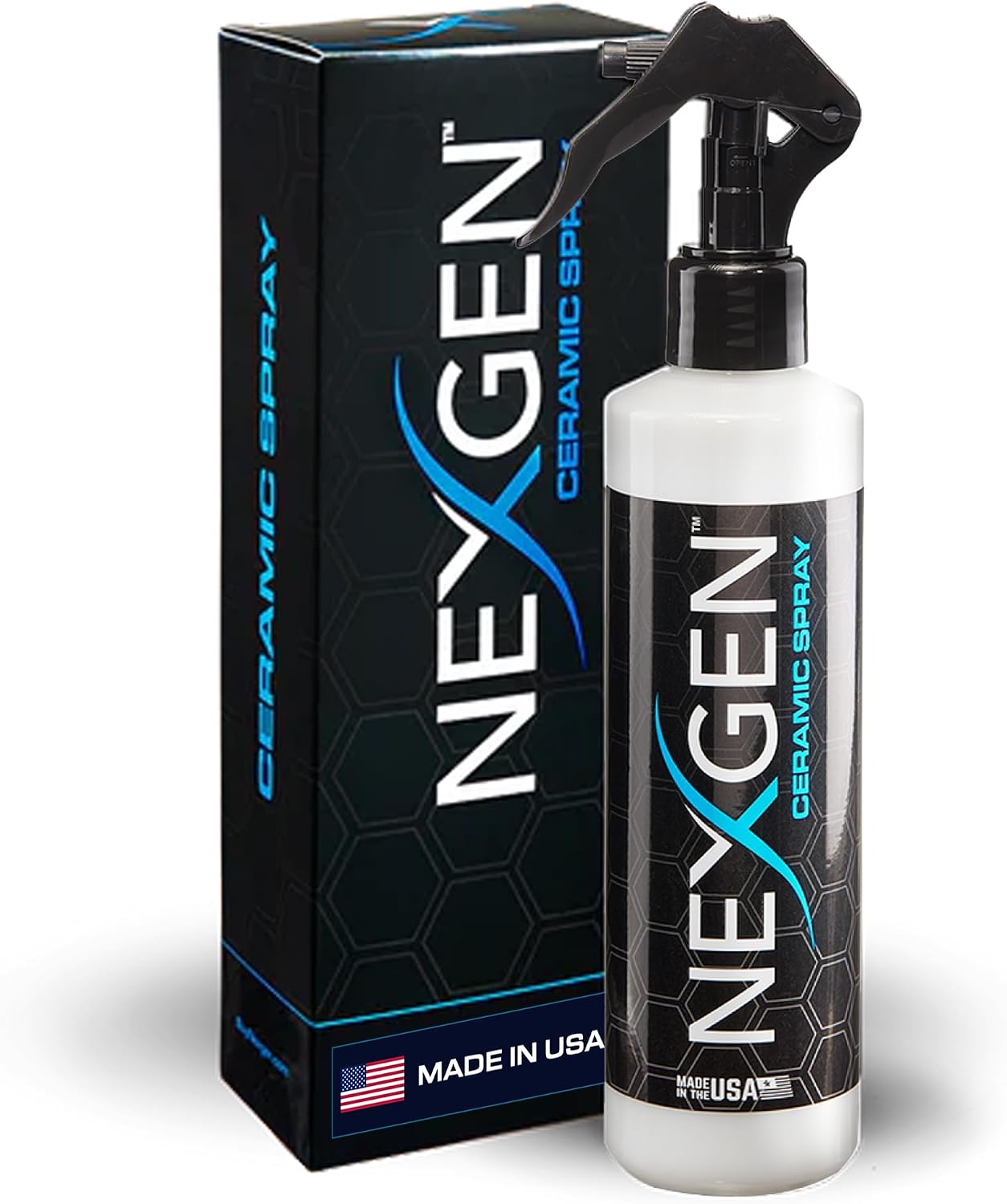 Ceramic Spray Silicon Dioxide, Easy to Apply Ceramic Coating Spray for Cars, 8 oz | Professional-Grade Protective