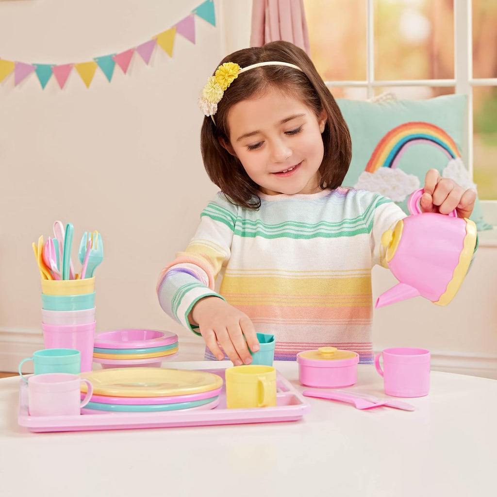 – Play Circle – Dish Set – Plates, Cups, and Tea Party Toys – Kitchen Toys for Toddlers – Pretend Play – 3+ Years(34