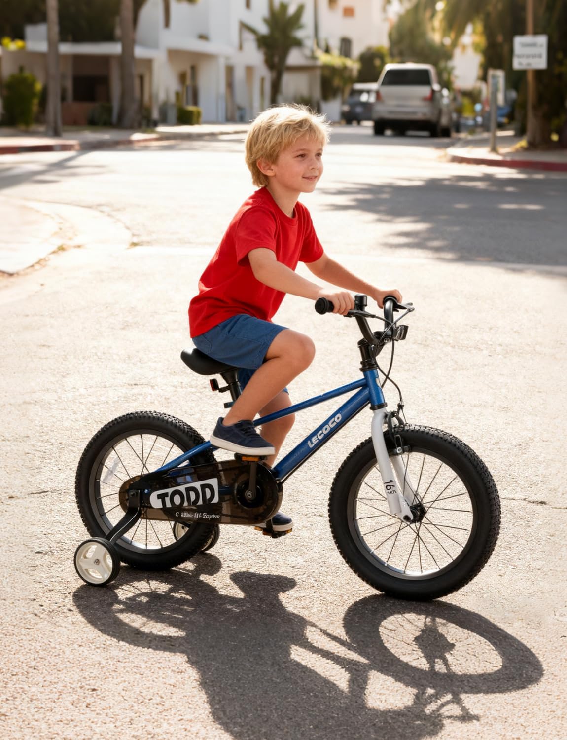 16 inch Kids Bike for Boys Girls with Training Wheels | Children's Bicycle with Training Wheels Pedal Brakes