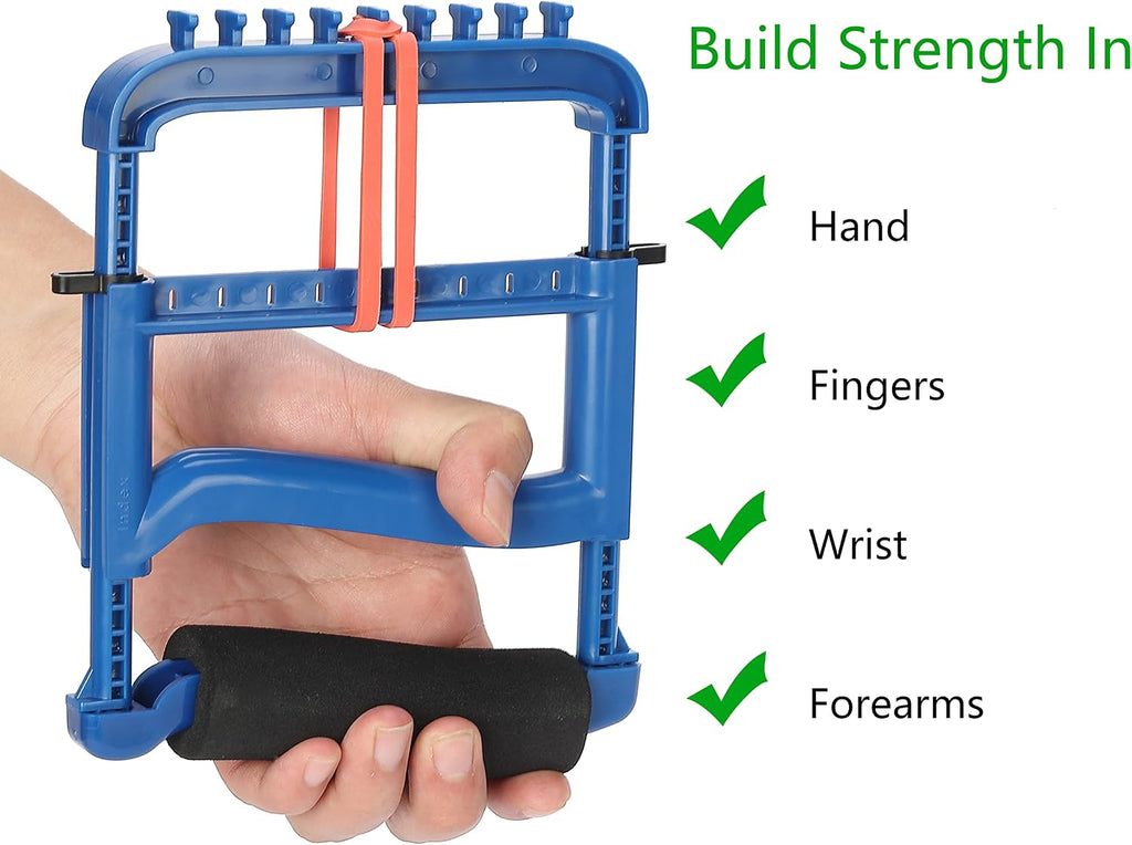 Hand Exerciser,Strength Training Grip Strengthener for Physcial Therapy,Blue