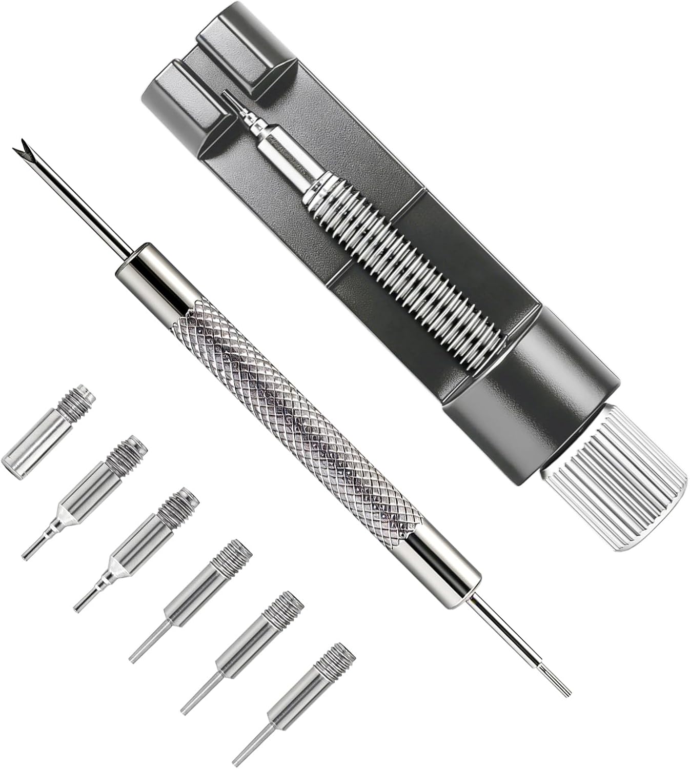 Watch Link Removal kit, Watch Band Adjust and Pin Remover for Sizing Metal Bracelets, Professional Watch Repair Kit