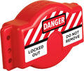 TRADESAFE Adjustable Gate Valve Lockout, 1 to 6-1/2 inch Diameter Handles