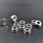 MF63 MF93 MF74 MF84 MF104 MF85 MF95 MF105ZZ MF115 MF106 ZZ Ball Flange Bearings 10Pcs(MF84 4x8x3mm)