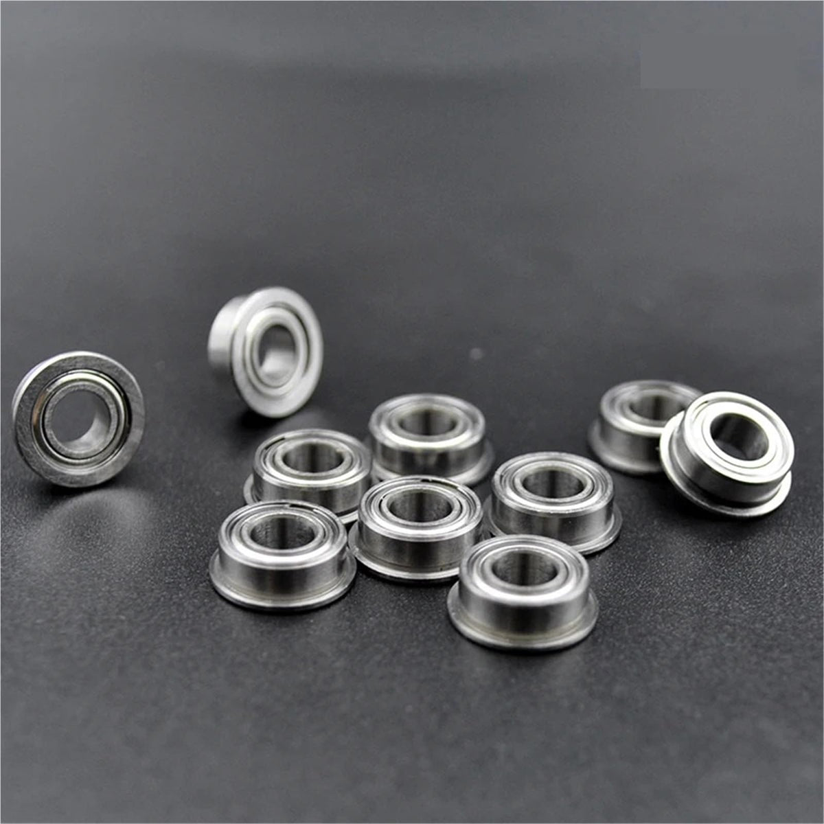 MF63 MF93 MF74 MF84 MF104 MF85 MF95 MF105ZZ MF115 MF106 ZZ Ball Flange Bearings 10Pcs(MF84 4x8x3mm)