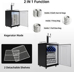 Commercial Draft Beer Kegerator, Keg Refrigerator for D System