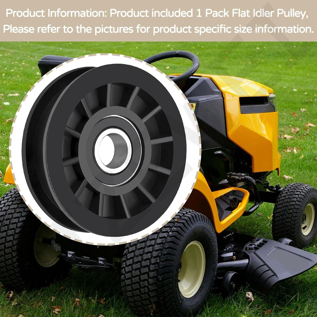 756-05032 Flat Idler Pulley Compatible with CUB Cadet MTD GT XT1 XT2 ZT1 ZT2 Ultima 42 46 50 Lawn Mower