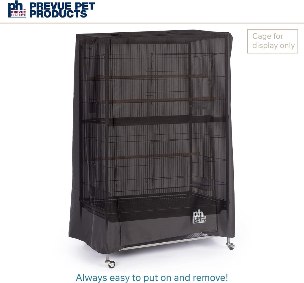 Large Bird Cage Cover - Black, Size Large