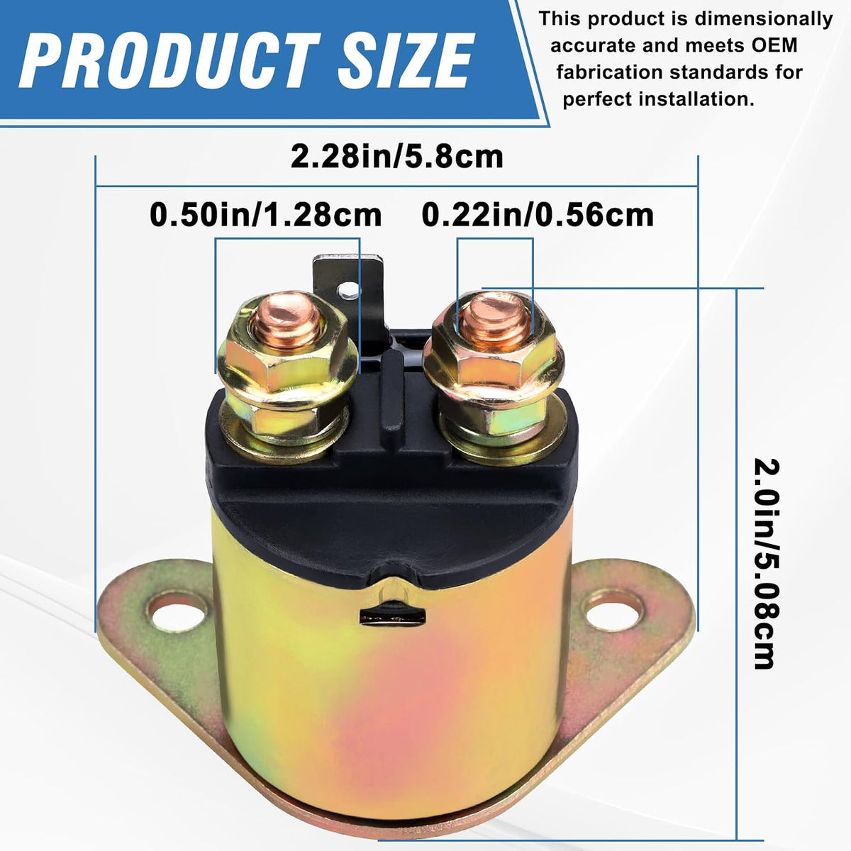 New Upgrade GX390 Starter Solenoid Relay for Predator 420 cc for Honda GX390 GX340 GX240 GX270 8HP 9HP 11HP 13HP 188F 190F Engine EC5500 EC6500 Generator 63968 63970