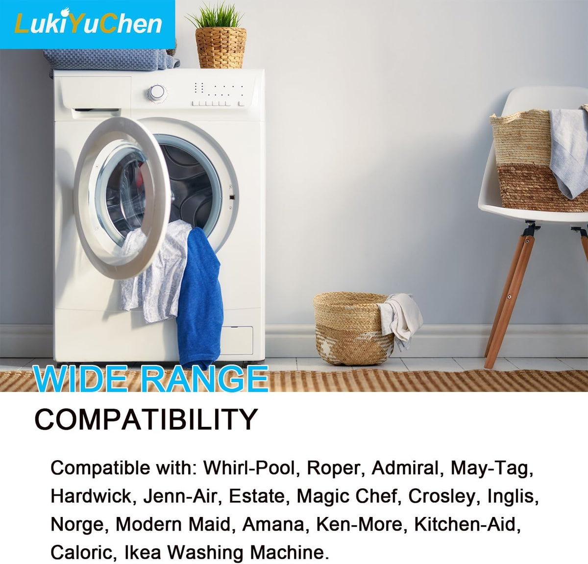 211124 & 211125 Washer Belt Set for Whirlpool Maytag Jenn-Air Washers