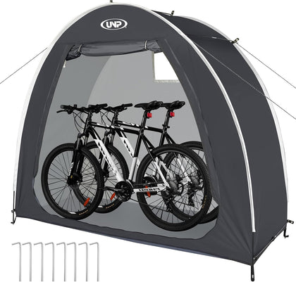 Bike Storage Shed Tent, Portable Outdoor Bike Storage Tent with 210D Oxford Thick PU4000 Waterproof for 1/2/3/4