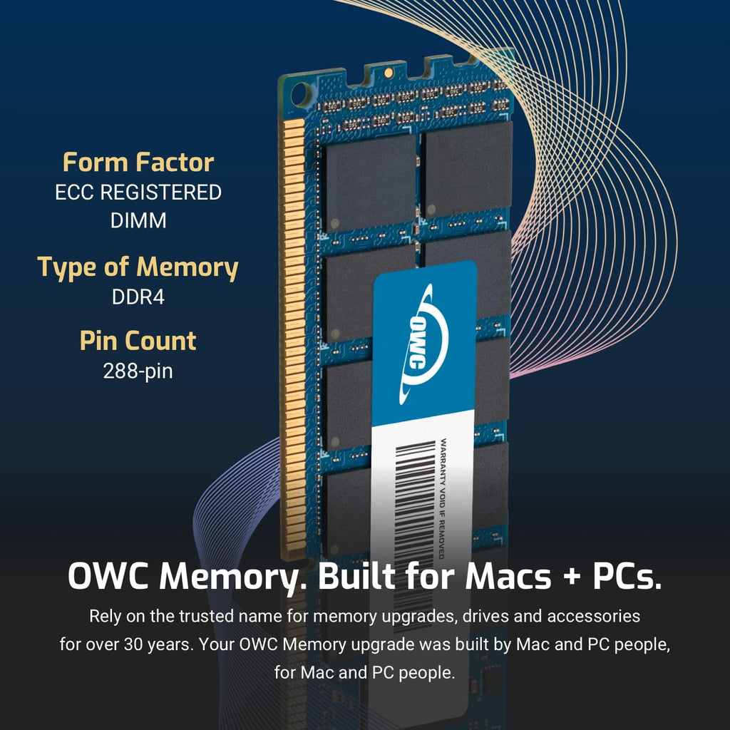 OWC Memory 16GB DDR4 ECC Registered CL21 PC4-23400 2933MHz RAM