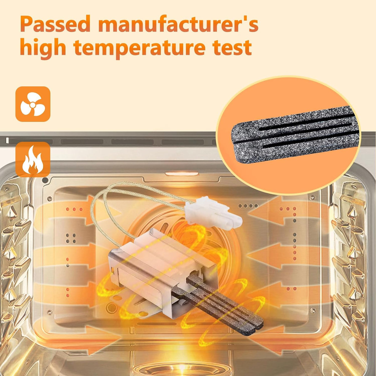316489400 Oven Igniter, Fit for Frigi-Daire Gas Oven Igniter 316489403, 316428500, 790.79423601, The Compatible with Frigi-daire Ken-more Ignitor 316428501,Ap3963540, 5304462661, New By BOGDA