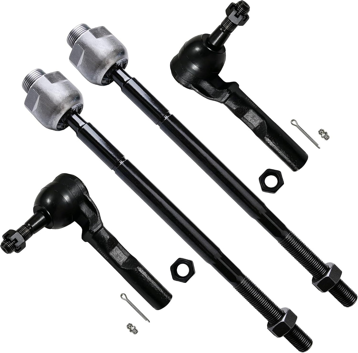 4pc Front Inner Outer Tie Rod Ends for Chevy Silverado 1500 1999-2006 2WD